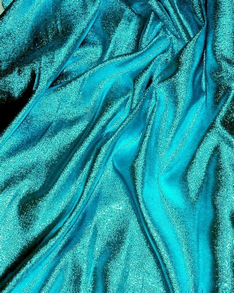 turquose fabric polyester metallic|Metallic Turquoise Fabric .